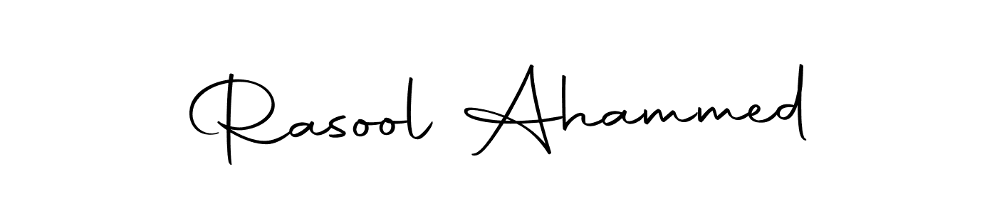 Use a signature maker to create a handwritten signature online. With this signature software, you can design (Autography-DOLnW) your own signature for name Rasool Ahammed. Rasool Ahammed signature style 10 images and pictures png