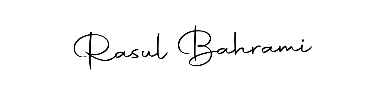 Similarly Autography-DOLnW is the best handwritten signature design. Signature creator online .You can use it as an online autograph creator for name Rasul Bahrami. Rasul Bahrami signature style 10 images and pictures png