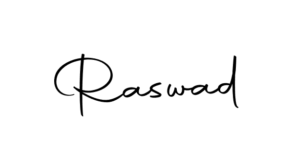 Design your own signature with our free online signature maker. With this signature software, you can create a handwritten (Autography-DOLnW) signature for name Raswad. Raswad signature style 10 images and pictures png