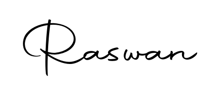 Create your official email sign-off with Raswan name in Autography-DOLnW style. Crisp, clean, and perfectly legible across all screens. Raswan signature style 10 images and pictures png