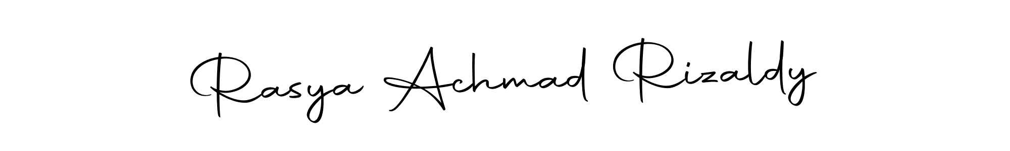 Design your own signature with our free online signature maker. With this signature software, you can create a handwritten (Autography-DOLnW) signature for name Rasya Achmad Rizaldy. Rasya Achmad Rizaldy signature style 10 images and pictures png