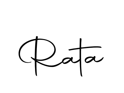 Create a beautiful signature design for name Rata. With this signature (Autography-DOLnW) fonts, you can make a handwritten signature for free. Rata signature style 10 images and pictures png