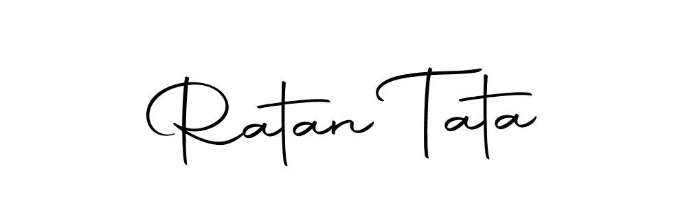 Create a beautiful signature design for name Ratan Tata. With this signature (Autography-DOLnW) fonts, you can make a handwritten signature for free. Ratan Tata signature style 10 images and pictures png