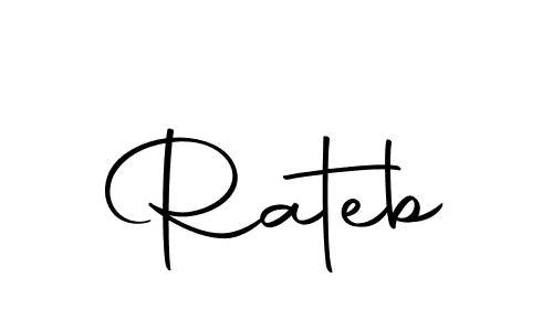 Here are the top 10 professional signature styles for the name Rateb. These are the best autograph styles you can use for your name. Rateb signature style 10 images and pictures png