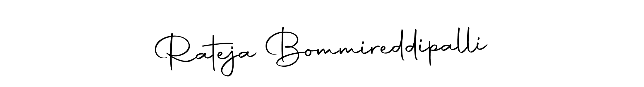 Make a beautiful signature design for name Rateja Bommireddipalli. With this signature (Autography-DOLnW) style, you can create a handwritten signature for free. Rateja Bommireddipalli signature style 10 images and pictures png