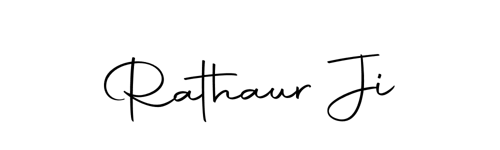 You can use this online signature creator to create a handwritten signature for the name Rathaur Ji. This is the best online autograph maker. Rathaur Ji signature style 10 images and pictures png