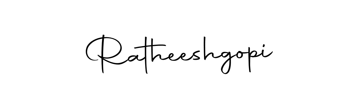 Use a signature maker to create a handwritten signature online. With this signature software, you can design (Autography-DOLnW) your own signature for name Ratheeshgopi. Ratheeshgopi signature style 10 images and pictures png