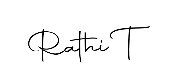 if you are searching for the best signature style for your name Rathi T. so please give up your signature search. here we have designed multiple signature styles  using Autography-DOLnW. Rathi T signature style 10 images and pictures png