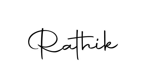 Make a beautiful signature design for name Rathik. Use this online signature maker to create a handwritten signature for free. Rathik signature style 10 images and pictures png