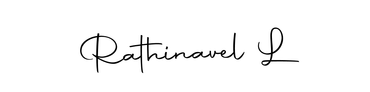 Make a beautiful signature design for name Rathinavel L. Use this online signature maker to create a handwritten signature for free. Rathinavel L signature style 10 images and pictures png