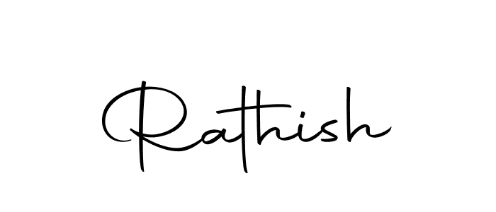 Make a beautiful signature design for name Rathish. With this signature (Autography-DOLnW) style, you can create a handwritten signature for free. Rathish signature style 10 images and pictures png