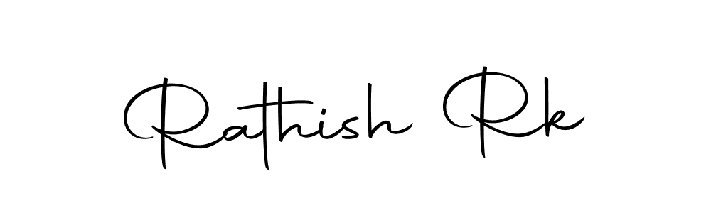 How to make Rathish Rk signature? Autography-DOLnW is a professional autograph style. Create handwritten signature for Rathish Rk name. Rathish Rk signature style 10 images and pictures png
