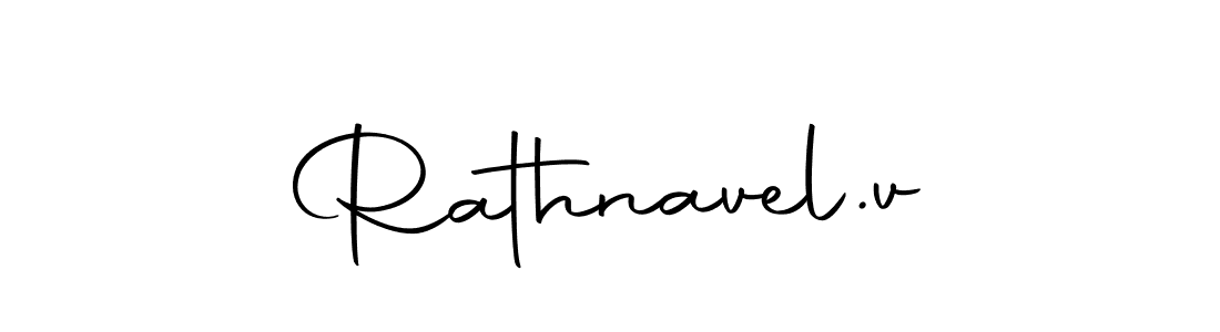 if you are searching for the best signature style for your name Rathnavel.v. so please give up your signature search. here we have designed multiple signature styles  using Autography-DOLnW. Rathnavel.v signature style 10 images and pictures png