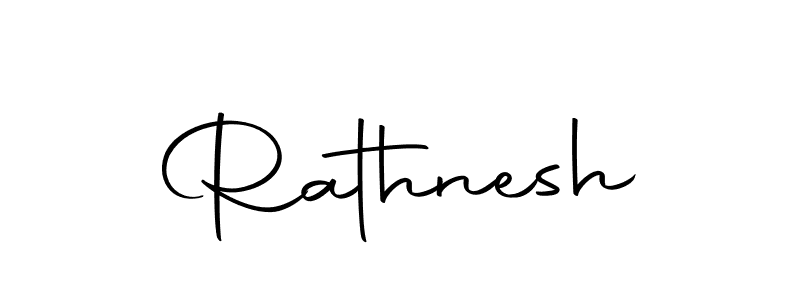 How to make Rathnesh signature? Autography-DOLnW is a professional autograph style. Create handwritten signature for Rathnesh name. Rathnesh signature style 10 images and pictures png