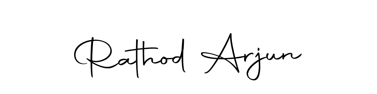 Make a beautiful signature design for name Rathod Arjun. With this signature (Autography-DOLnW) style, you can create a handwritten signature for free. Rathod Arjun signature style 10 images and pictures png