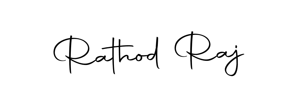 Use a signature maker to create a handwritten signature online. With this signature software, you can design (Autography-DOLnW) your own signature for name Rathod Raj. Rathod Raj signature style 10 images and pictures png