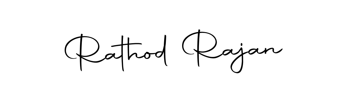 Make a beautiful signature design for name Rathod Rajan. With this signature (Autography-DOLnW) style, you can create a handwritten signature for free. Rathod Rajan signature style 10 images and pictures png