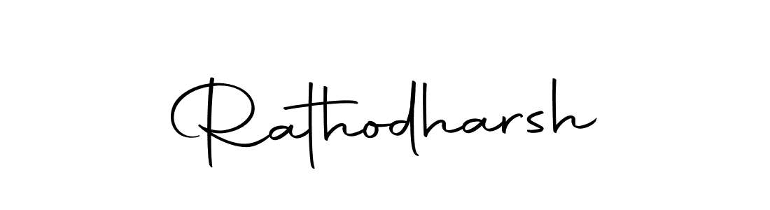 Make a beautiful signature design for name Rathodharsh. With this signature (Autography-DOLnW) style, you can create a handwritten signature for free. Rathodharsh signature style 10 images and pictures png