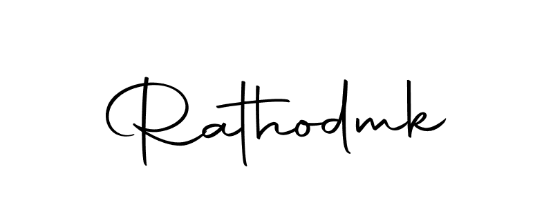 Use a signature maker to create a handwritten signature online. With this signature software, you can design (Autography-DOLnW) your own signature for name Rathodmk. Rathodmk signature style 10 images and pictures png