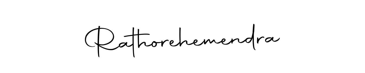 Make a beautiful signature design for name Rathorehemendra. With this signature (Autography-DOLnW) style, you can create a handwritten signature for free. Rathorehemendra signature style 10 images and pictures png