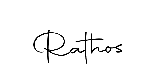 Also we have Rathos name is the best signature style. Create professional handwritten signature collection using Autography-DOLnW autograph style. Rathos signature style 10 images and pictures png