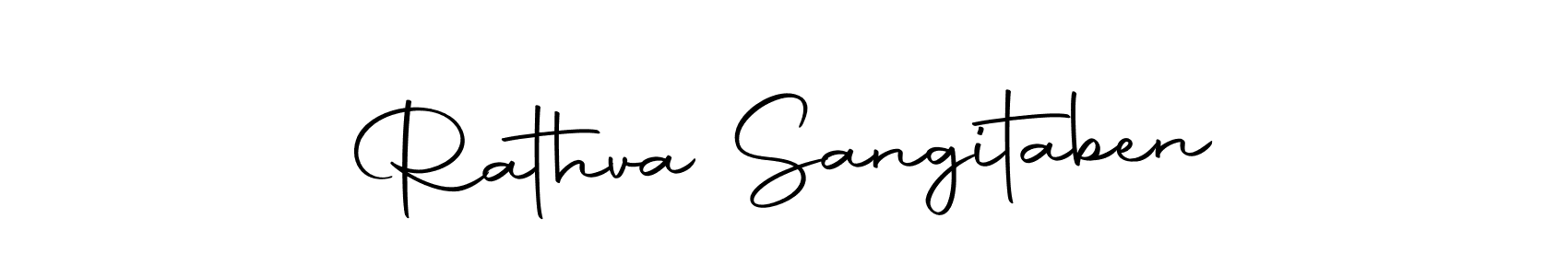 Also we have Rathva Sangitaben name is the best signature style. Create professional handwritten signature collection using Autography-DOLnW autograph style. Rathva Sangitaben signature style 10 images and pictures png