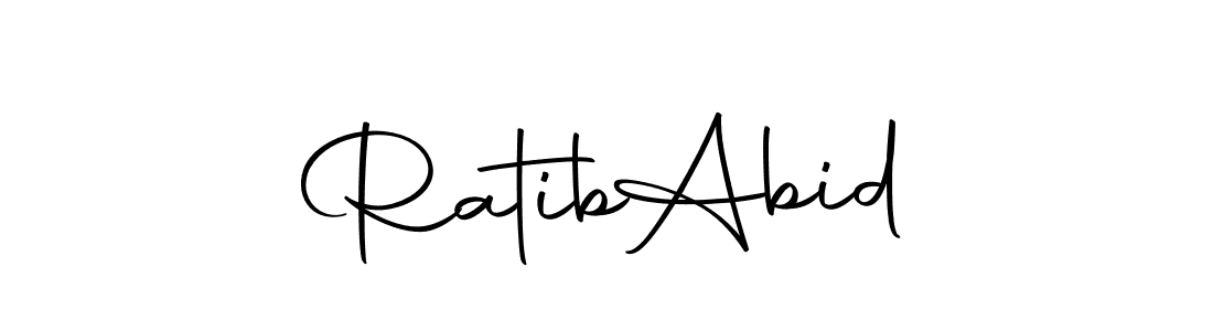 You should practise on your own different ways (Autography-DOLnW) to write your name (Ratib  Abid) in signature. don't let someone else do it for you. Ratib  Abid signature style 10 images and pictures png