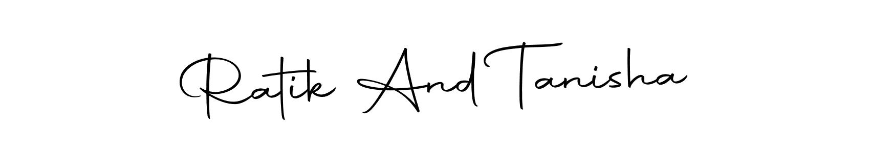 You can use this online signature creator to create a handwritten signature for the name Ratik And Tanisha. This is the best online autograph maker. Ratik And Tanisha signature style 10 images and pictures png