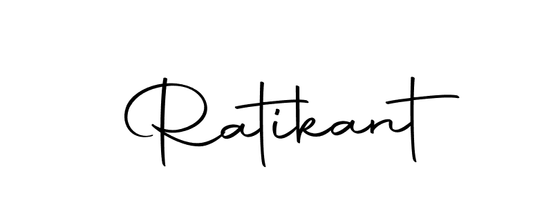Design your own signature with our free online signature maker. With this signature software, you can create a handwritten (Autography-DOLnW) signature for name Ratikant. Ratikant signature style 10 images and pictures png