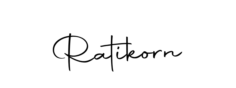 Create a beautiful signature design for name Ratikorn. With this signature (Autography-DOLnW) fonts, you can make a handwritten signature for free. Ratikorn signature style 10 images and pictures png