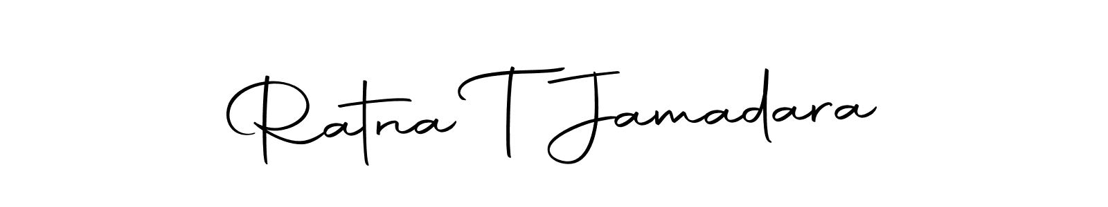 You should practise on your own different ways (Autography-DOLnW) to write your name (Ratna T Jamadara) in signature. don't let someone else do it for you. Ratna T Jamadara signature style 10 images and pictures png