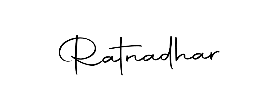 Design your own signature with our free online signature maker. With this signature software, you can create a handwritten (Autography-DOLnW) signature for name Ratnadhar. Ratnadhar signature style 10 images and pictures png