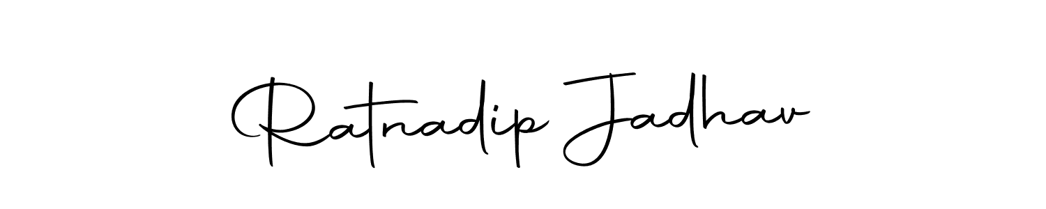 Use a signature maker to create a handwritten signature online. With this signature software, you can design (Autography-DOLnW) your own signature for name Ratnadip Jadhav. Ratnadip Jadhav signature style 10 images and pictures png