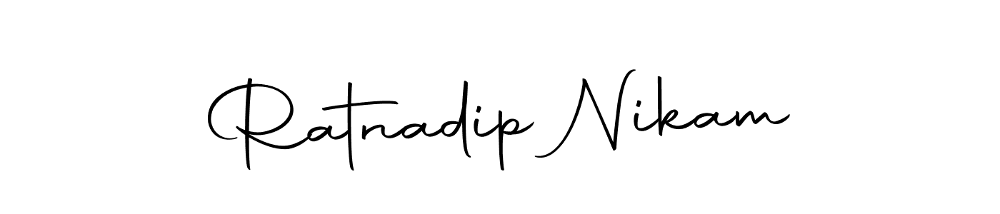 Also we have Ratnadip Nikam name is the best signature style. Create professional handwritten signature collection using Autography-DOLnW autograph style. Ratnadip Nikam signature style 10 images and pictures png