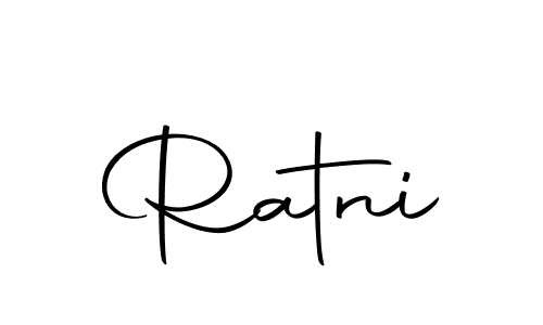 The best way (Autography-DOLnW) to make a short signature is to pick only two or three words in your name. The name Ratni include a total of six letters. For converting this name. Ratni signature style 10 images and pictures png