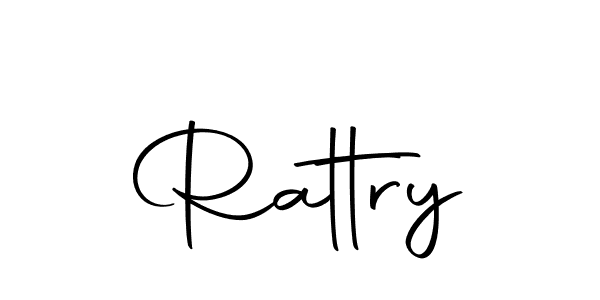 Make a beautiful signature design for name Rattry. With this signature (Autography-DOLnW) style, you can create a handwritten signature for free. Rattry signature style 10 images and pictures png