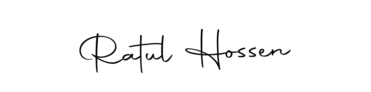 Ratul Hossen stylish signature style. Best Handwritten Sign (Autography-DOLnW) for my name. Handwritten Signature Collection Ideas for my name Ratul Hossen. Ratul Hossen signature style 10 images and pictures png