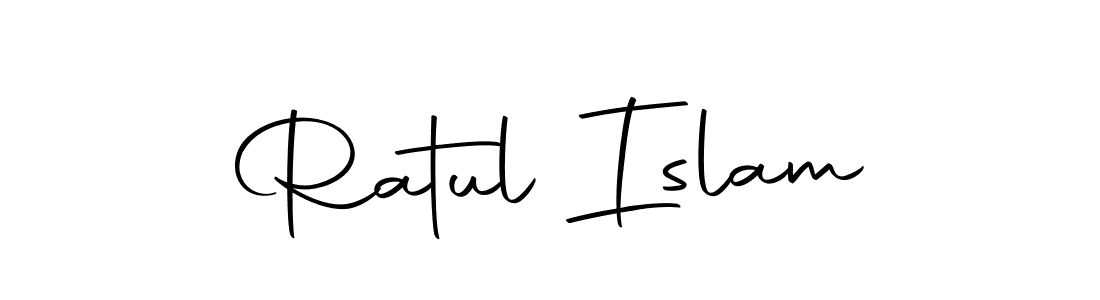 Create a beautiful signature design for name Ratul Islam. With this signature (Autography-DOLnW) fonts, you can make a handwritten signature for free. Ratul Islam signature style 10 images and pictures png