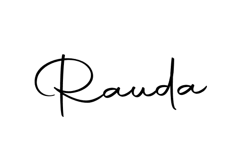 How to make Rauda signature? Autography-DOLnW is a professional autograph style. Create handwritten signature for Rauda name. Rauda signature style 10 images and pictures png
