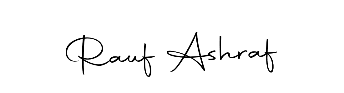 You should practise on your own different ways (Autography-DOLnW) to write your name (Rauf Ashraf) in signature. don't let someone else do it for you. Rauf Ashraf signature style 10 images and pictures png