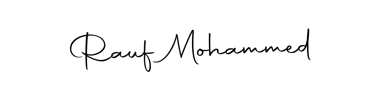 The best way (Autography-DOLnW) to make a short signature is to pick only two or three words in your name. The name Rauf Mohammed include a total of six letters. For converting this name. Rauf Mohammed signature style 10 images and pictures png