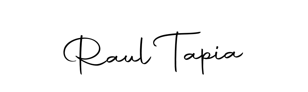 You should practise on your own different ways (Autography-DOLnW) to write your name (Raul Tapia) in signature. don't let someone else do it for you. Raul Tapia signature style 10 images and pictures png