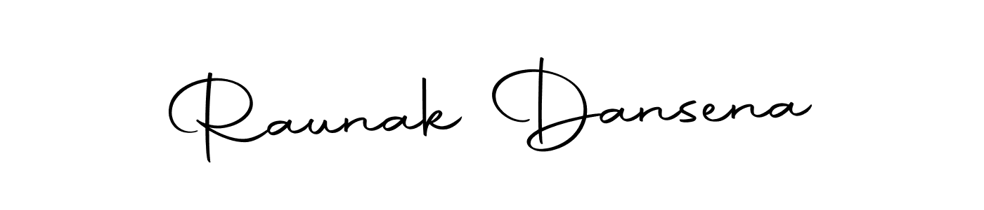 You can use this online signature creator to create a handwritten signature for the name Raunak Dansena. This is the best online autograph maker. Raunak Dansena signature style 10 images and pictures png