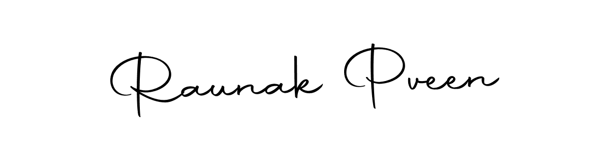 Make a beautiful signature design for name Raunak Pveen. Use this online signature maker to create a handwritten signature for free. Raunak Pveen signature style 10 images and pictures png