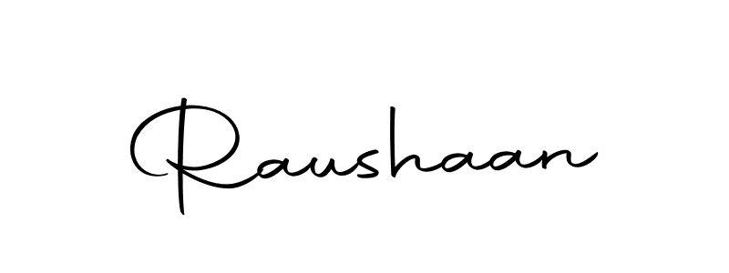 Use a signature maker to create a handwritten signature online. With this signature software, you can design (Autography-DOLnW) your own signature for name Raushaan. Raushaan signature style 10 images and pictures png