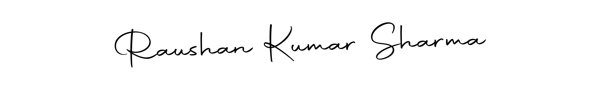 Design your own signature with our free online signature maker. With this signature software, you can create a handwritten (Autography-DOLnW) signature for name Raushan Kumar Sharma. Raushan Kumar Sharma signature style 10 images and pictures png