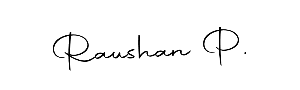 It looks lik you need a new signature style for name Raushan P.. Design unique handwritten (Autography-DOLnW) signature with our free signature maker in just a few clicks. Raushan P. signature style 10 images and pictures png