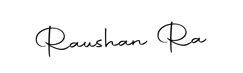 Make a beautiful signature design for name Raushan Ra. With this signature (Autography-DOLnW) style, you can create a handwritten signature for free. Raushan Ra signature style 10 images and pictures png