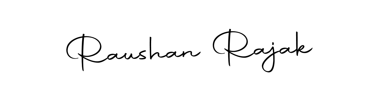 Make a beautiful signature design for name Raushan Rajak. Use this online signature maker to create a handwritten signature for free. Raushan Rajak signature style 10 images and pictures png