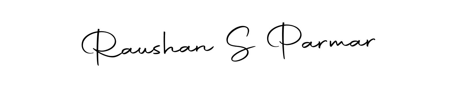 The best way (Autography-DOLnW) to make a short signature is to pick only two or three words in your name. The name Raushan S Parmar include a total of six letters. For converting this name. Raushan S Parmar signature style 10 images and pictures png